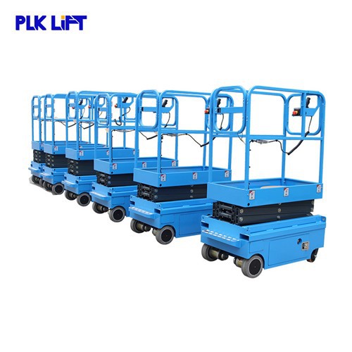 Малий електричний ножичний підйомник